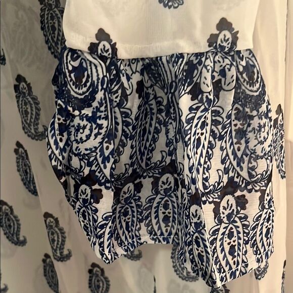 Boho Cover-Up Navy & White - Picture 10 of 11